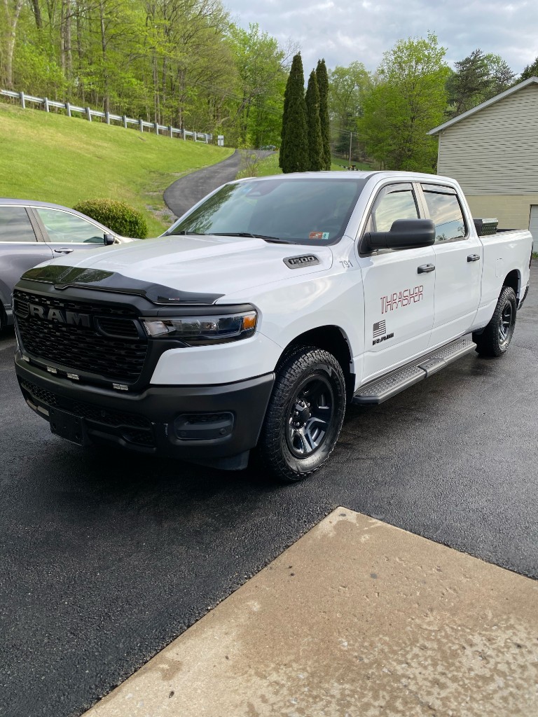 White RAM Thrasher 1500 after exterior detail